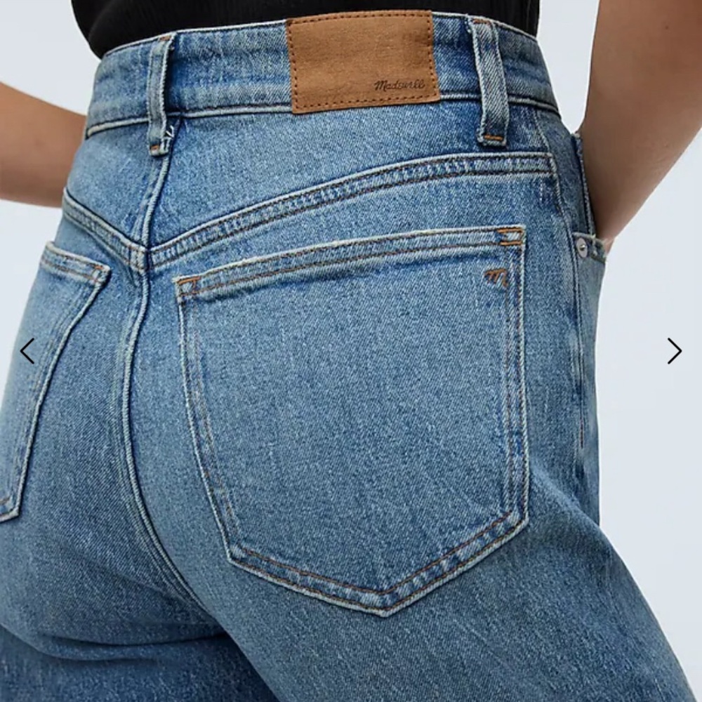 Madewell THE '90S STRAIGHT JEAN IN RONDELL WASH: CREASE EDITION - NWT